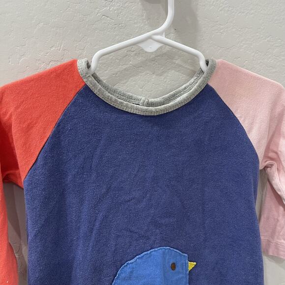 Baby Boden Blue Bird Raglan Sleeve Dress - Picture 2 of 6